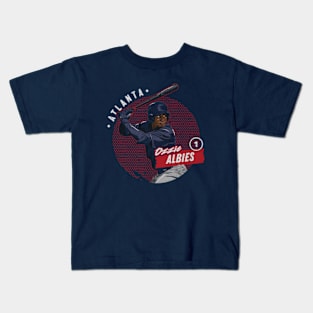 Ozzie Albies Atlanta Dots Kids T-Shirt